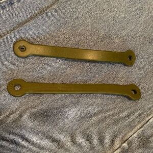 CROCS olive green extra straps - free with purchase